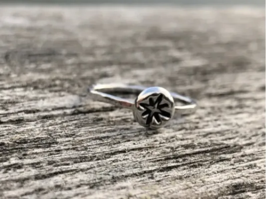 North Star Fine Silver Stackable Ring
