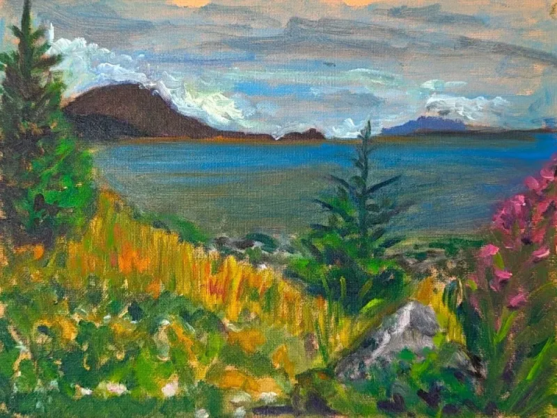 Mud Bay 11x14 (Oil On Canvas)