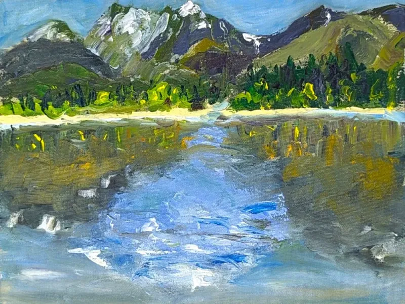 Glacial Flour 11x14 (Oil On Canvas)