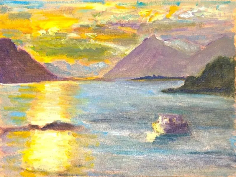 Cozy Cove 11x14 (Oil On Canvas)