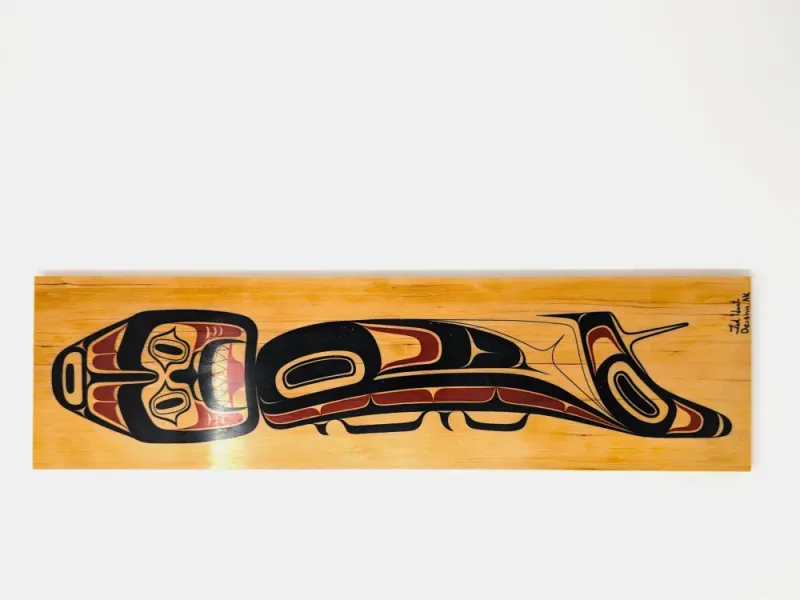 Tlingit Shark On Wood Block