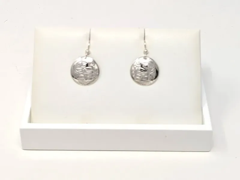 Tlingit Eagle Sterling Silver Earrings