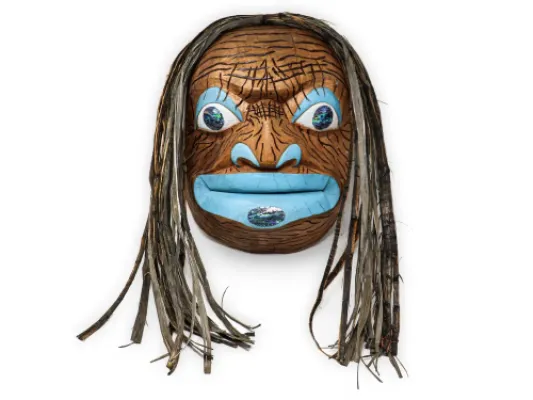 Kassteens Grandmother - Red Cedar Carved Mask