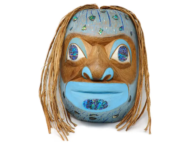 Kassteens Grandmother - Red Cedar Carved Mask