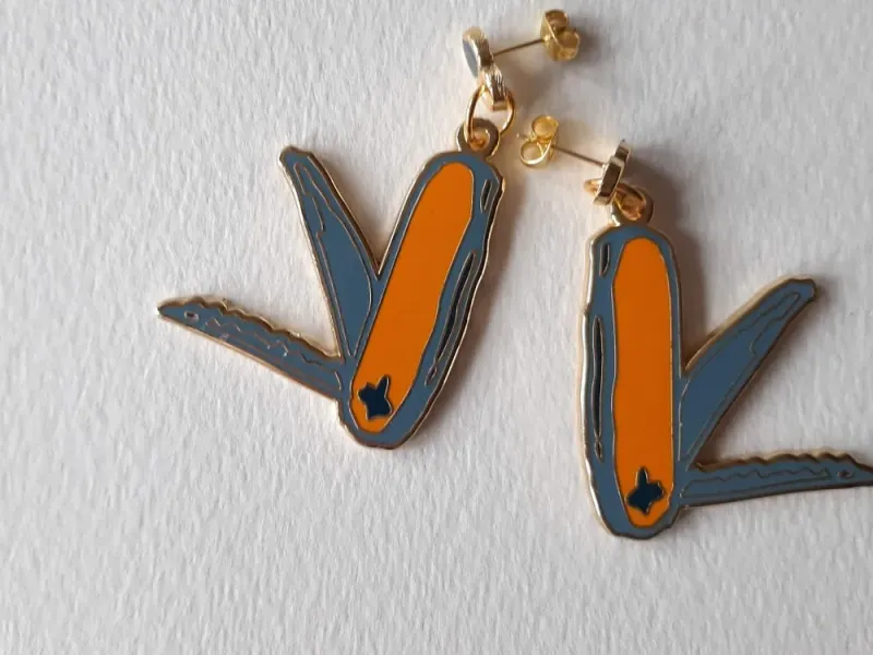 Pocket Knife Earrings