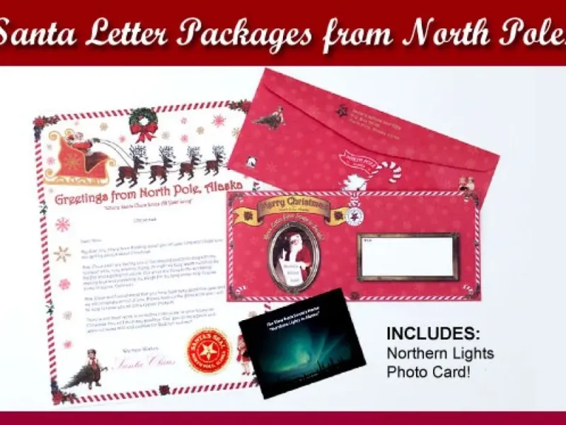 Ready to Send Santa Letter Packs - For All Ages