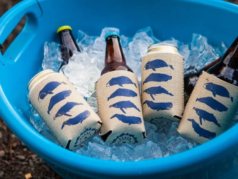 Whale Koozie
