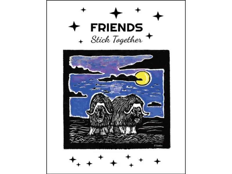 Muskox Friends Prints