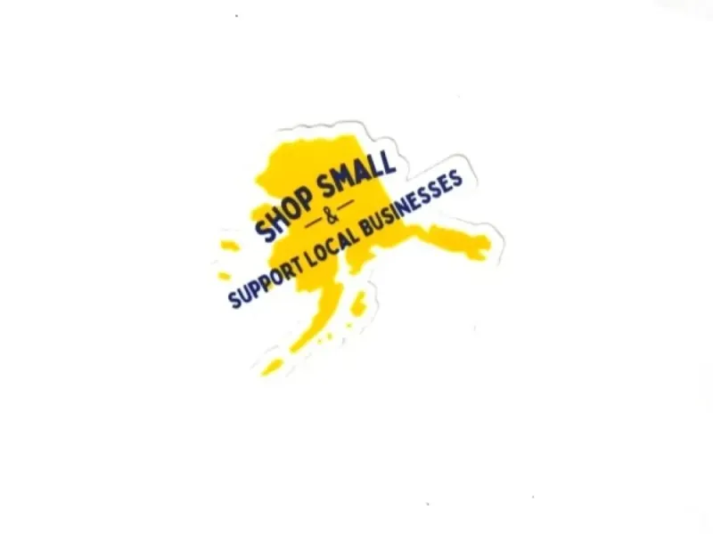 Shop Small Alaska Sticker
