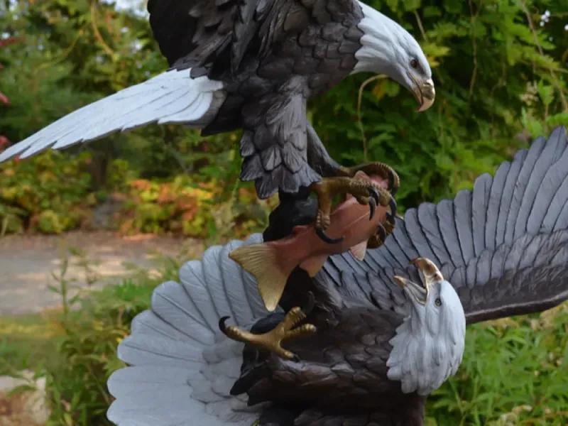 Mike Curtis "Challenge" Bronze Eagle Sculpture