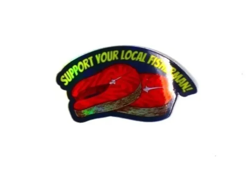 Support Your Local Fisherman Sticker