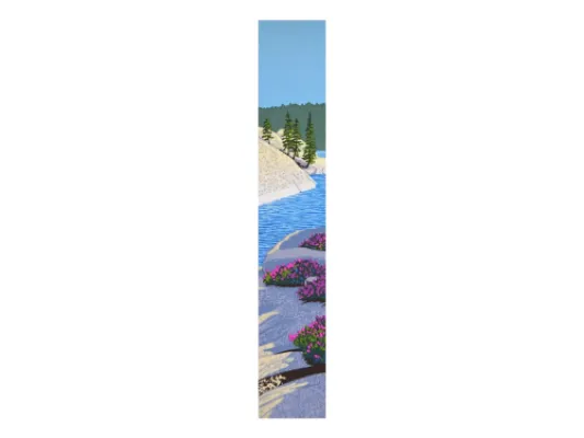 Summer Afternoon   12"x2" original serigraph 