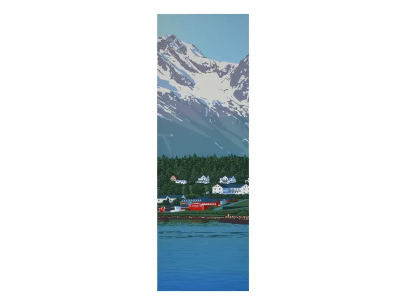 Port Chilkoot - Haines, Alaska  18"x6" original serigraph