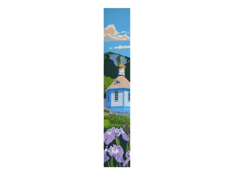 St. Nicholas - Juneau 12"x2" original serigraph 