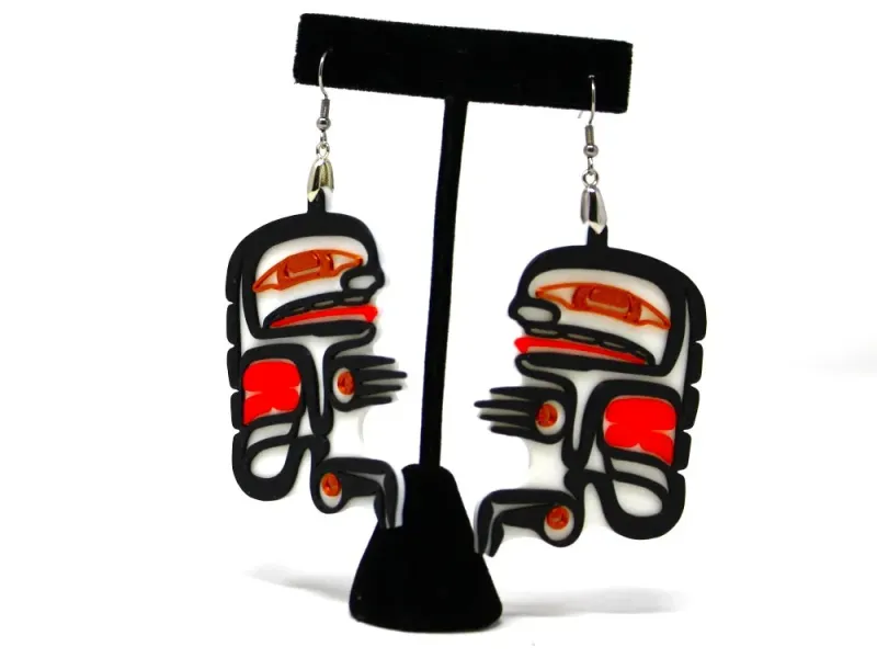 Totemic Human Earrings