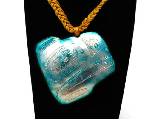 Transforming Raven Pendant With Cord