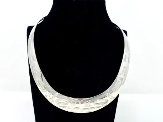 Lovebirds Sterling Silver Totemic Necklace