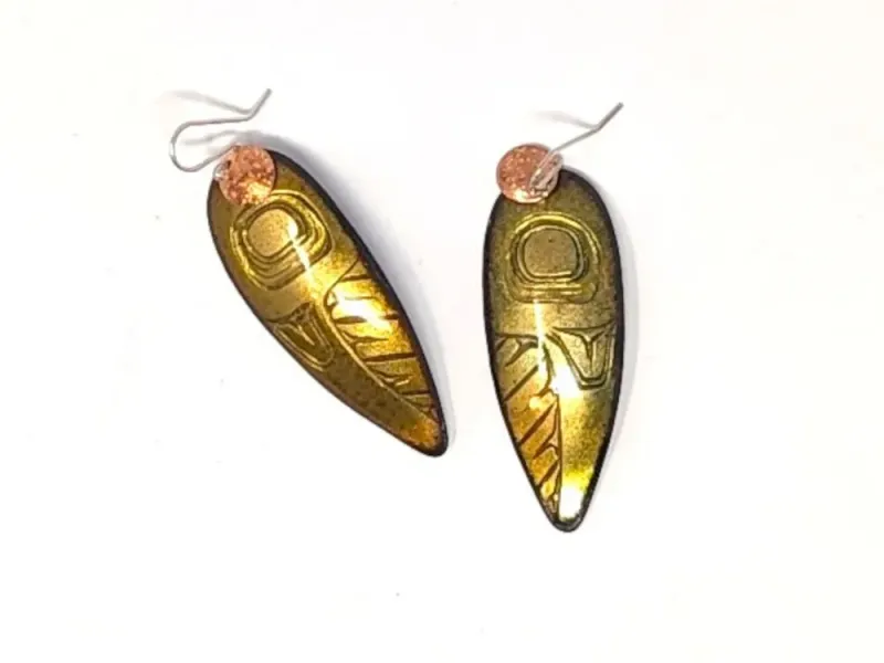 Totemic Feather Earrings