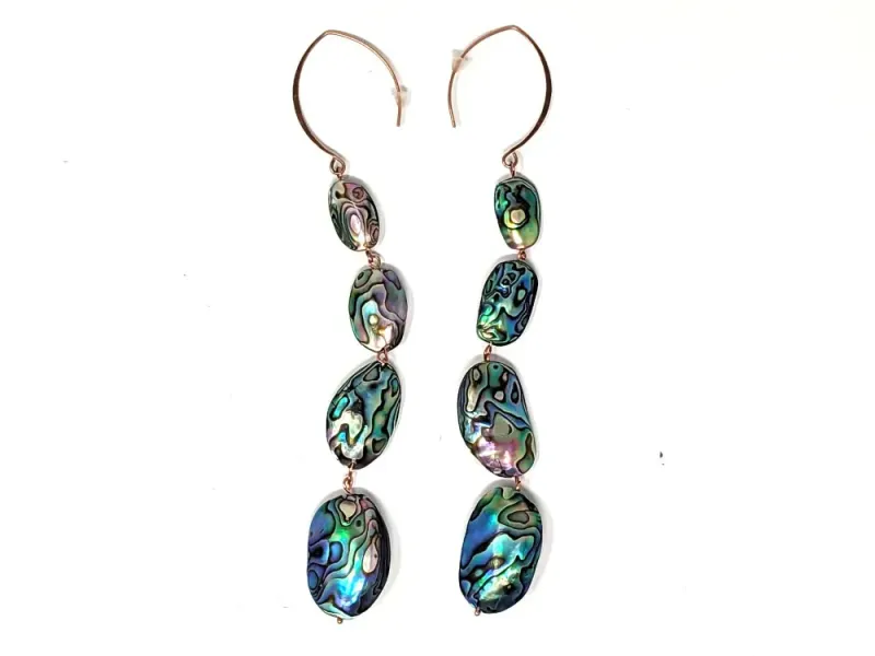 Abalone Dangle Earrings