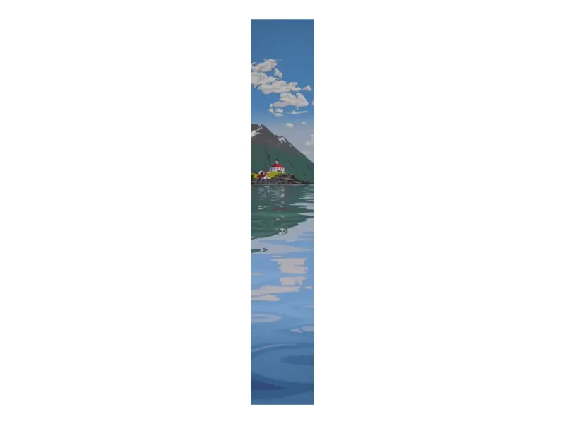 Eldred Rock Lighthouse   18"x3" original serigraph