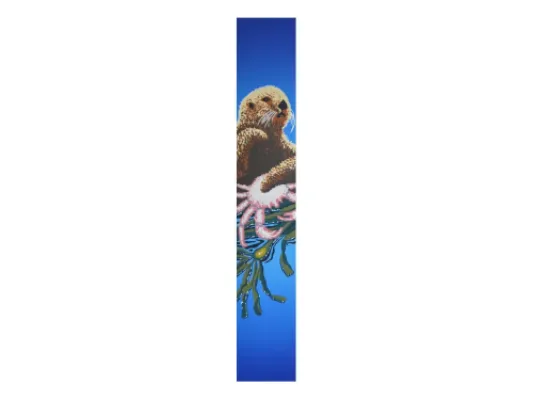 Otter's Prize  12"x2" original serigraph