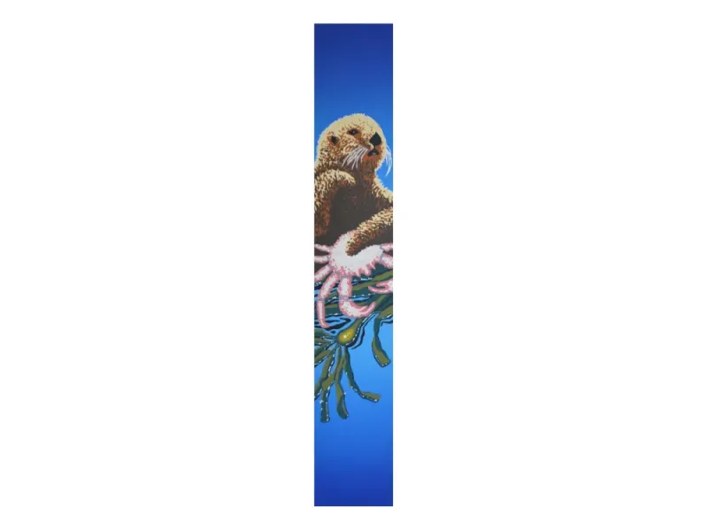 Otter's Prize  12"x2" original serigraph