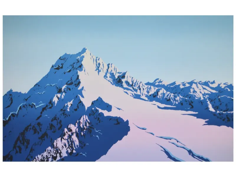 Alpenglow  12"x18" original serigraph