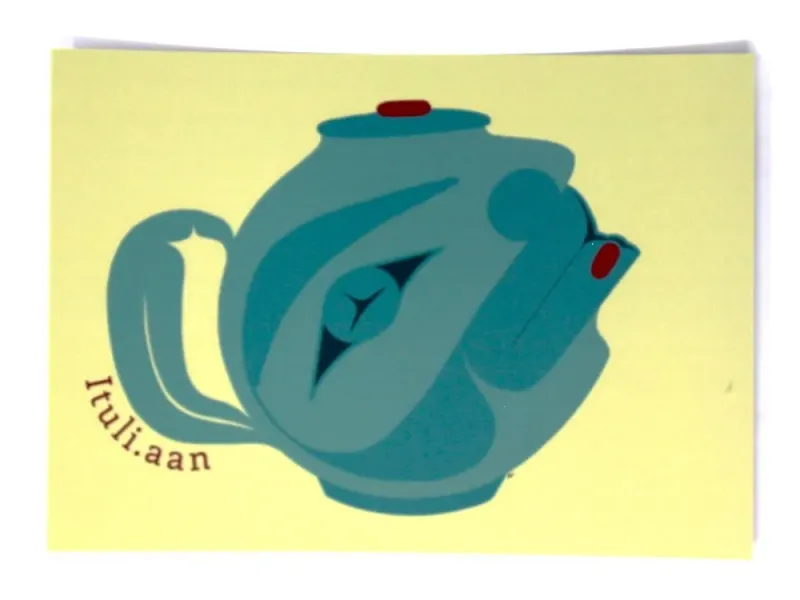 Ituli.aan (You Are Kind) Totemic Teapot Postcard