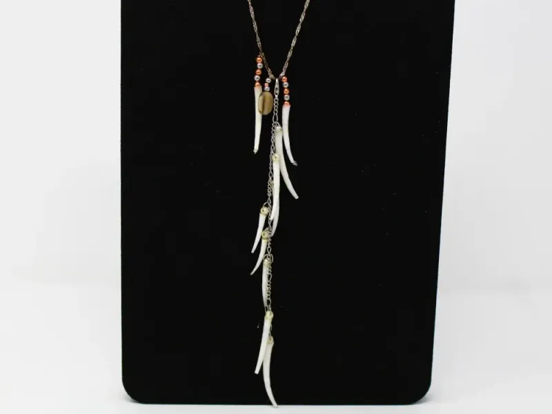 Long Dentillium Necklace