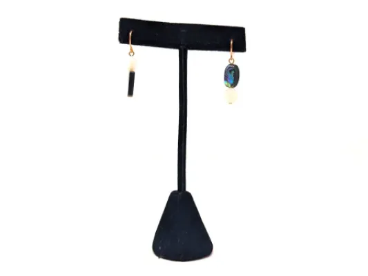 Abalone Mother of Pearl Dainty Earrings