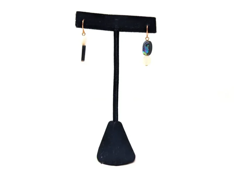 Abalone Mother of Pearl Dainty Earrings