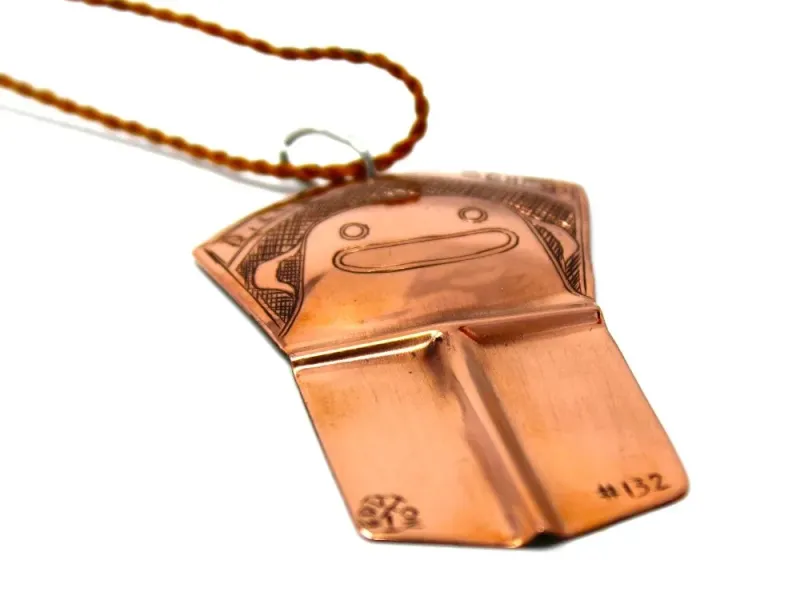 Ditto Pokemon Copper Tin'aa Pendant