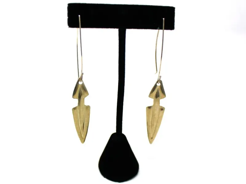 Dagger Earrings in Sterling Silver
