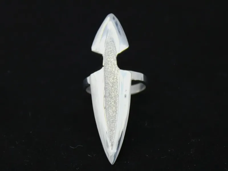 Dagger Ring in Sterling Silver
