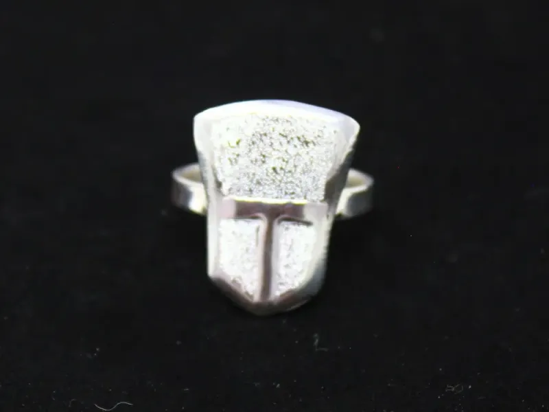 Copper Tin'aa Ring in Sterling Silver
