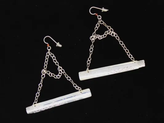 Sacred Earrings in Sterling Silver