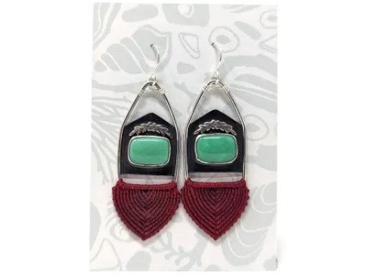 Vericite Macramé Earrings