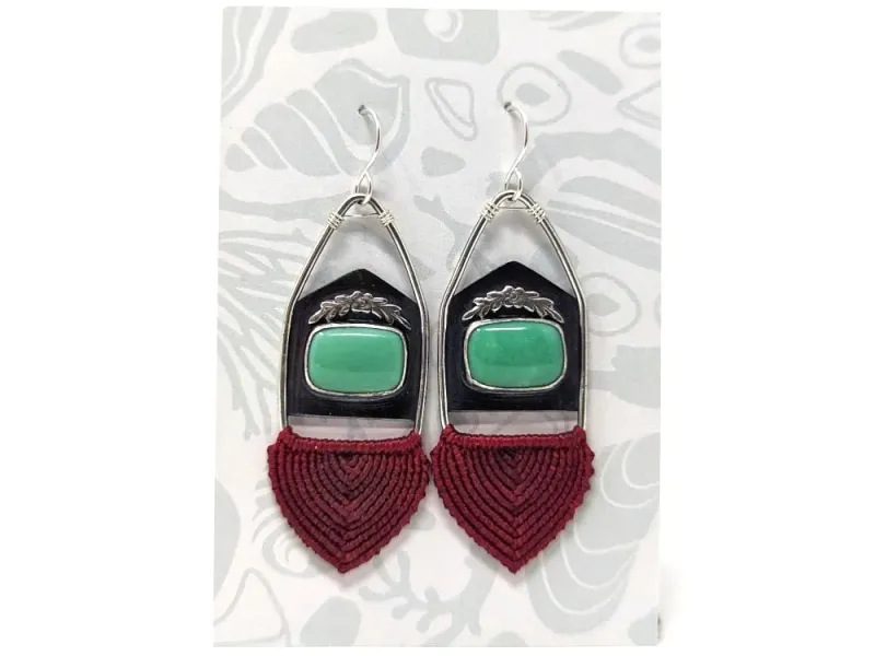 Vericite Macramé Earrings