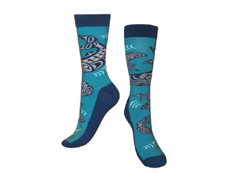 Humpback Whales Totemic Socks
