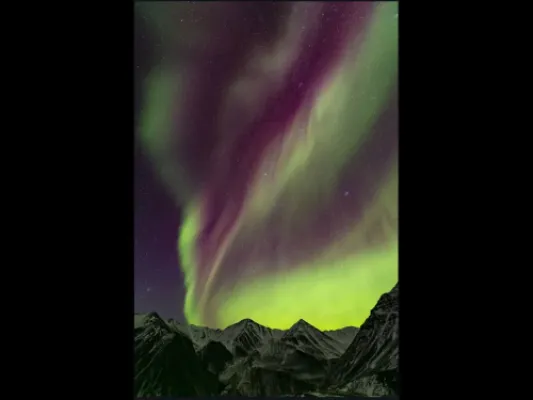 "Atigun Lights" Aurorua Borealis Photography