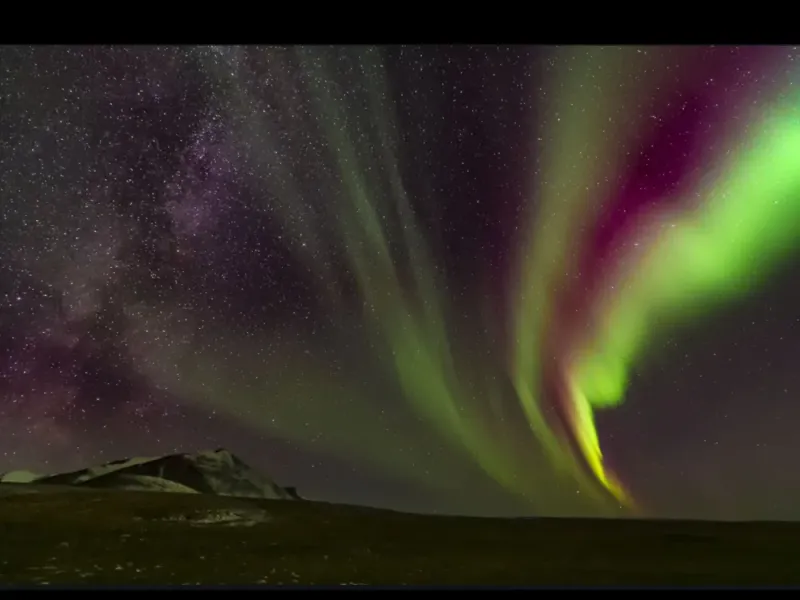"Galbraith Aurora and Milky Way" Aurorua Borealis Photography