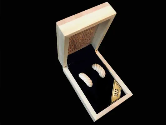 Ivory Jacks Woolly Mammoth Ivory Earrings