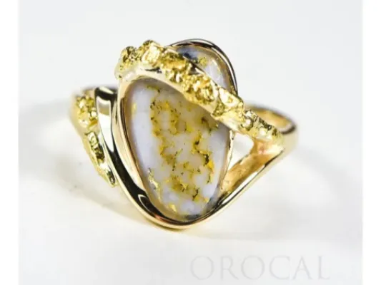 Orocal Large Gold Quartz With Gold Nuggets -RL549OLQ