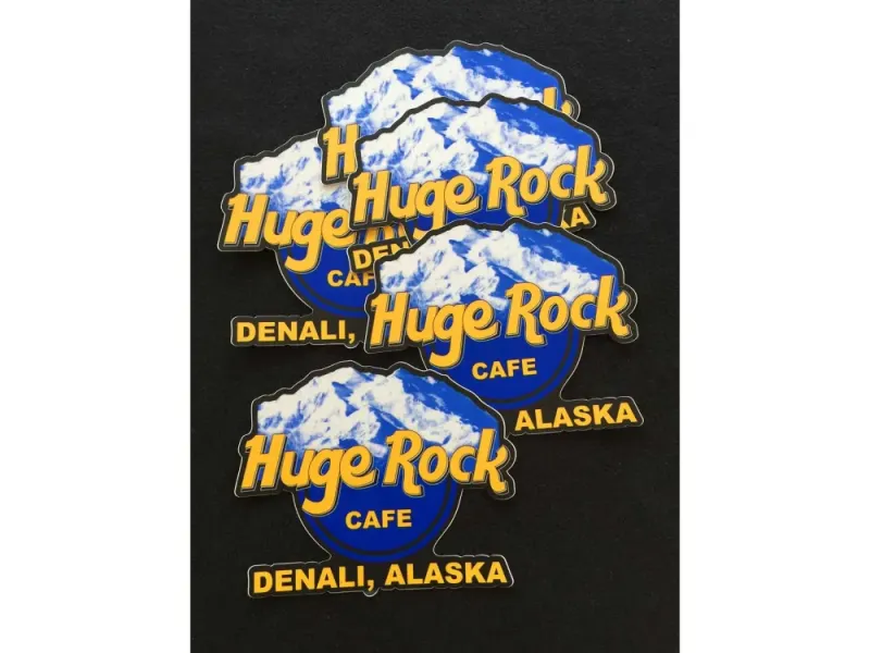 Huge Rock Cafe  Die Cut Magnet