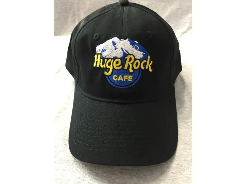 Huge Rock Cafe Baseball Cap, 100% Cotton Twill