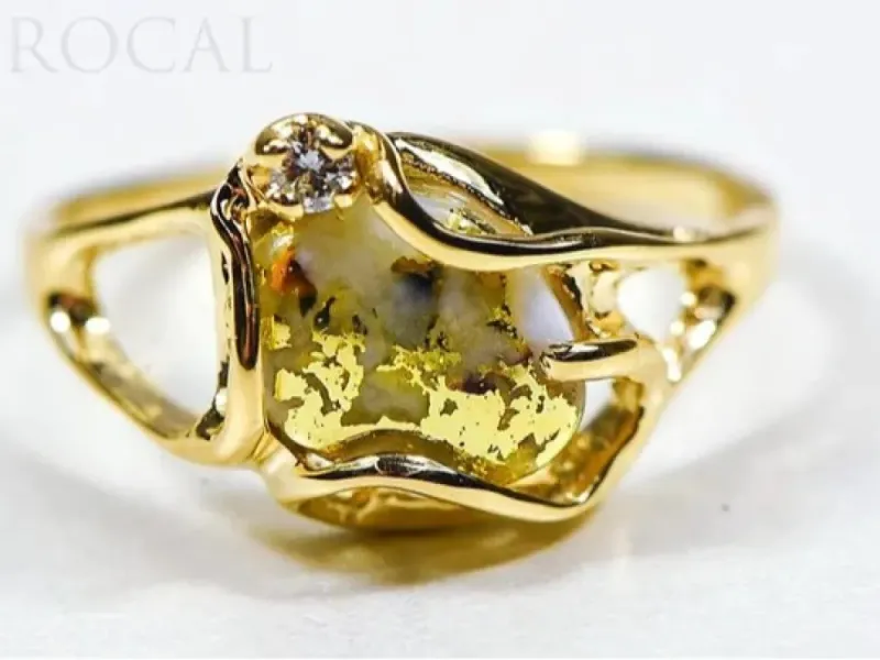 Orocal Naturally Shaped Ladies Ring With 1 Diamond- RL1079DQ