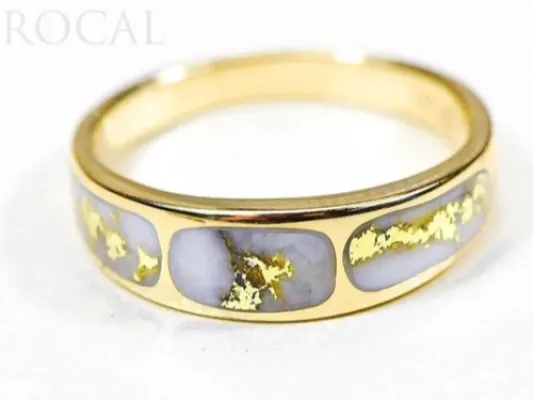 Orocal Elegant Gold Quartz Ladies Ring-RL653Q