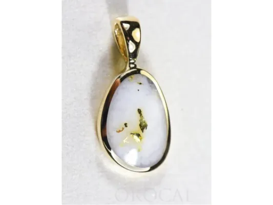 Orocal Gold Quartz Classic Pendant - PSC106QX
