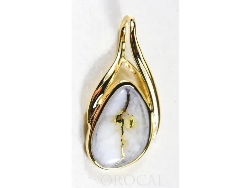 Orocal Gold Quartz Classic Pendant - PSC128Q