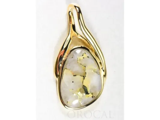 Orocal Gold Quartz Pendant - PSC129Q